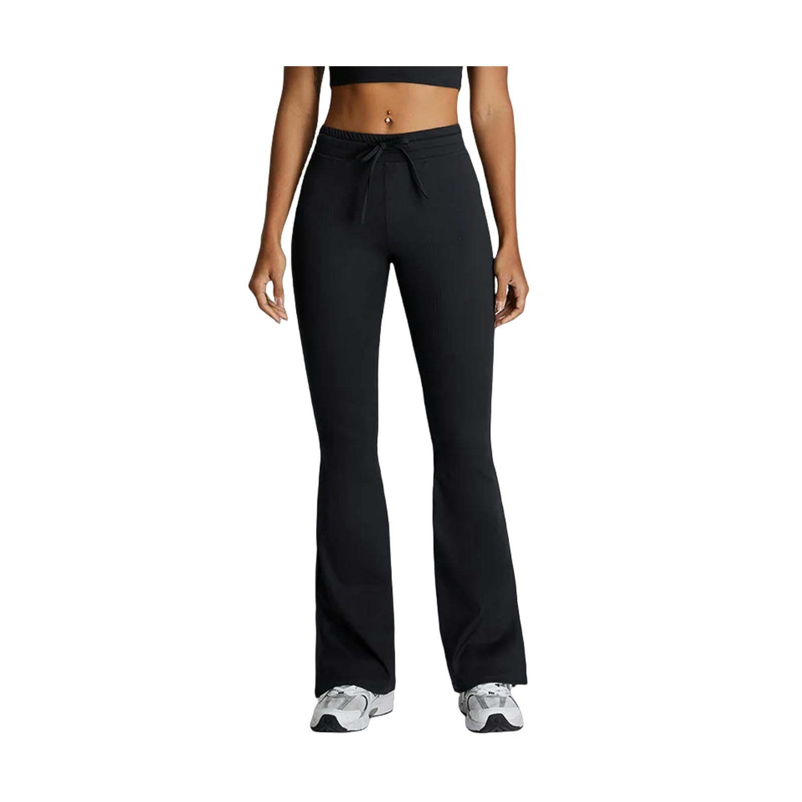 Pantaloni da yoga da donna leggings termici da donna a vita alta leggings da palestra per donna leggings da palestra pantaloni da yoga per donna, Nero , XL