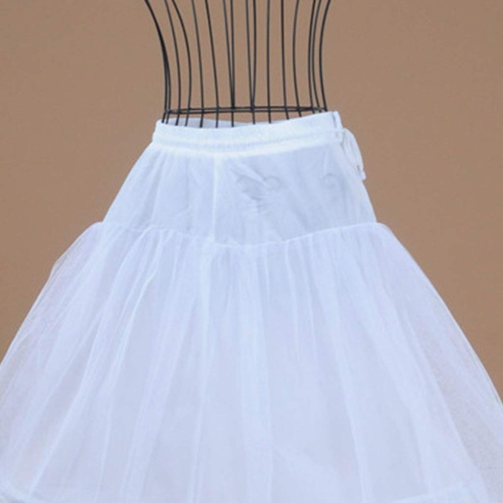 ZZALLL2 Reifen 1-lagiger Garnrock Braut Braut Brautkleid Unterstützung Petticoat Frauen Kostüm Röcke Futter Liner