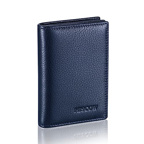 Image of HISCOW Business Card Holder with Large Compartment - Full Grain Leather