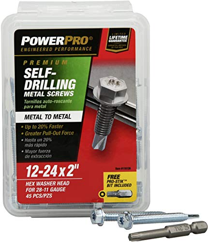Tornillos Autoperforantes Metálicos No.12 x 2 Pulgadas Caja 45 miniatura 5