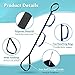 Leg Lifter Strap for After Knee Surgery Hip Replacement Recovery Kit Medical Leg Loop Lifter Pull Strap Lift Assist Rigid Foot Lifter for Disabled Elderly Adults Handicap Mobility Aids Portable Lifter