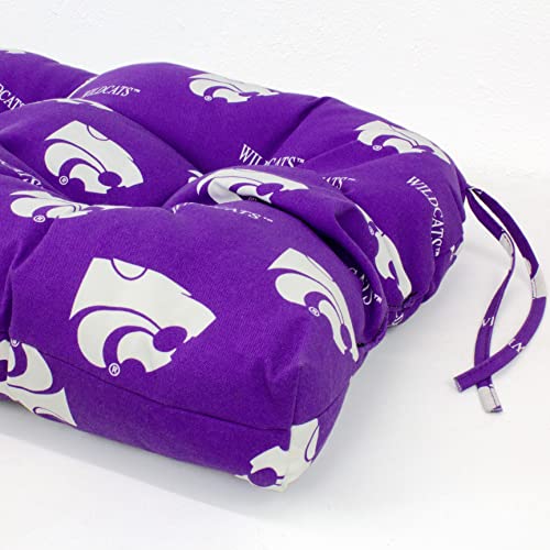 Image of College Covers Everything Comfy Kansas State Wildcats Indoor Outdoor Settee Loveseat Bench Cushions