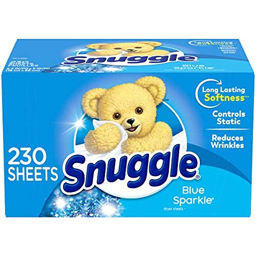 Hojas de secado suavizante de tela, brillo azul, 230 unidades - Original