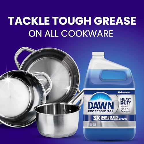Image of Dawn PRO Heavy Duty Manual Pot and Pan Detergent, Dish Soap Liquid for Dishwashing by Hand, Bulk Concentrate for Commercial Use, 1 gal (Case of 4)