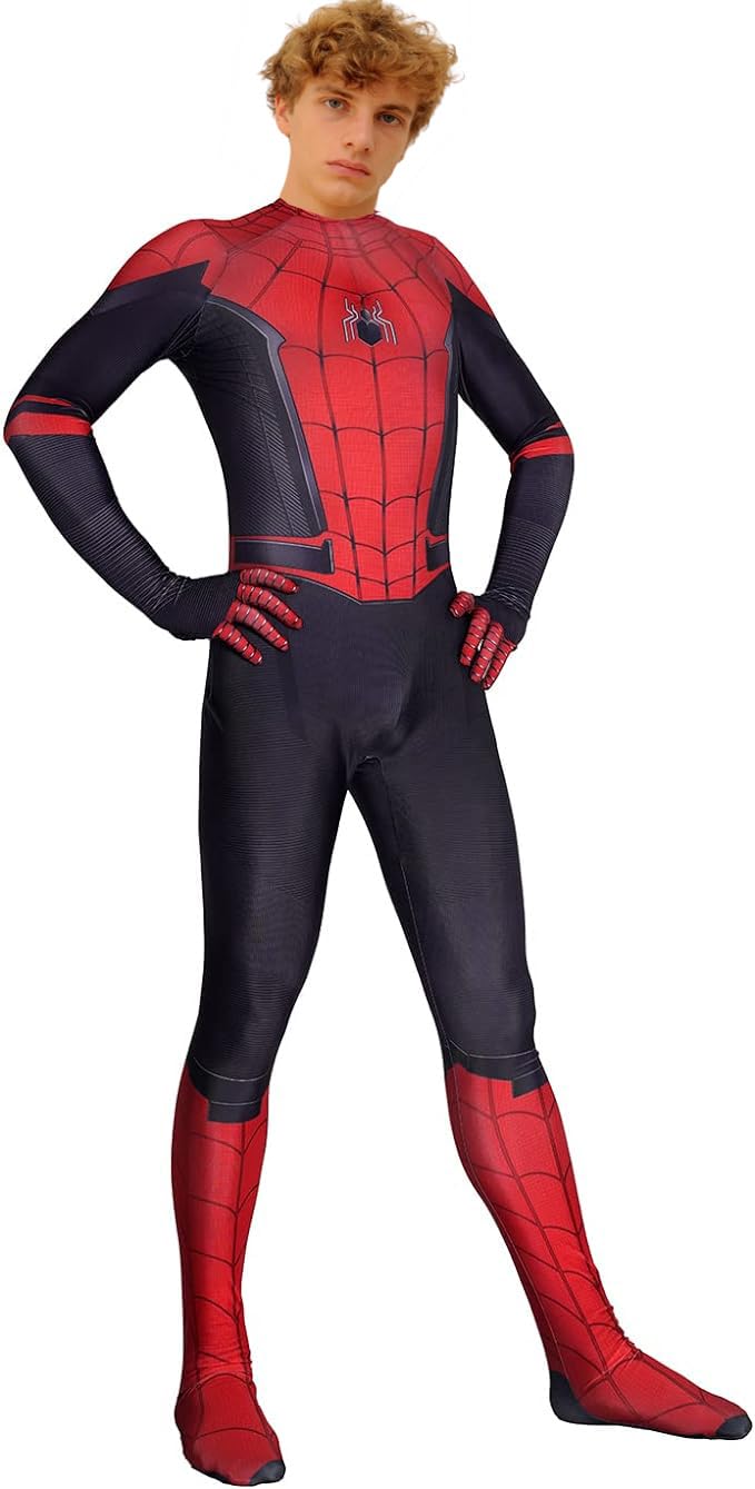 Disfraz de araña para hombre y mujer, traje de araña con impresión 3D, mono de licra para Halloween, cosplay, fiesta, carnaval, accesorios de película