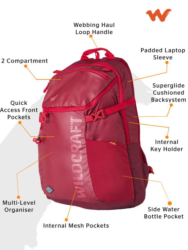 Image of Wildcraft Casual Backpack STREAK 30 for Mens & Womens | Unisex Backpack