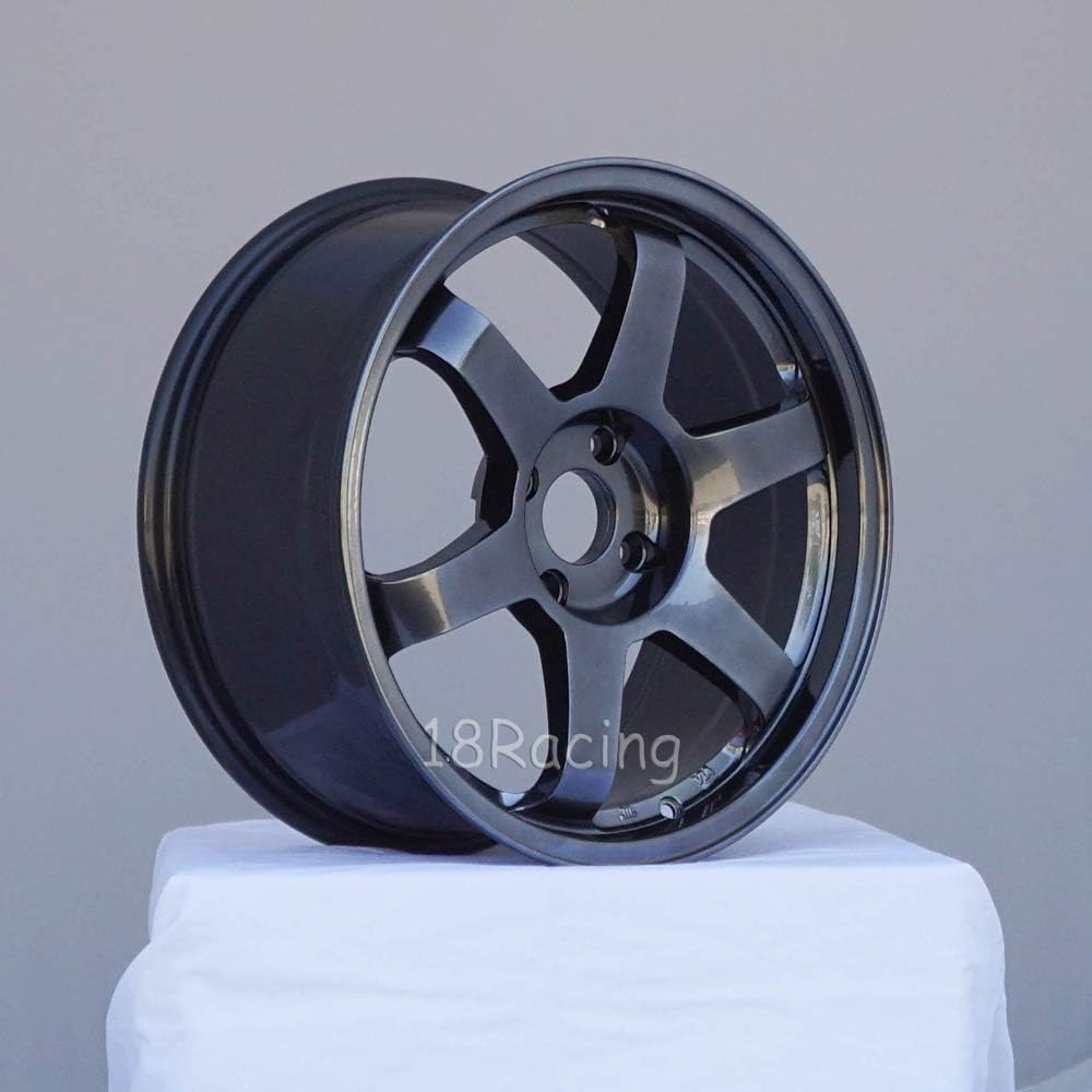 4 PCS ROTA GRID 17X8 PCD:4X108 OFFSET:40 HB63.35 HYPERBLACK