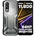 DOOGEE Blade 20 MAX Teléfono Móvil Irrompible, 36GB+1TB/2TB Movil rugerizado, 11800mAh/33W, Helio G100 NFC telefono, 6.6" 120Hz Movils Android 15, 64MP+20MP+16MP, 4G Dual SIM/Face ID Moviles Gaming