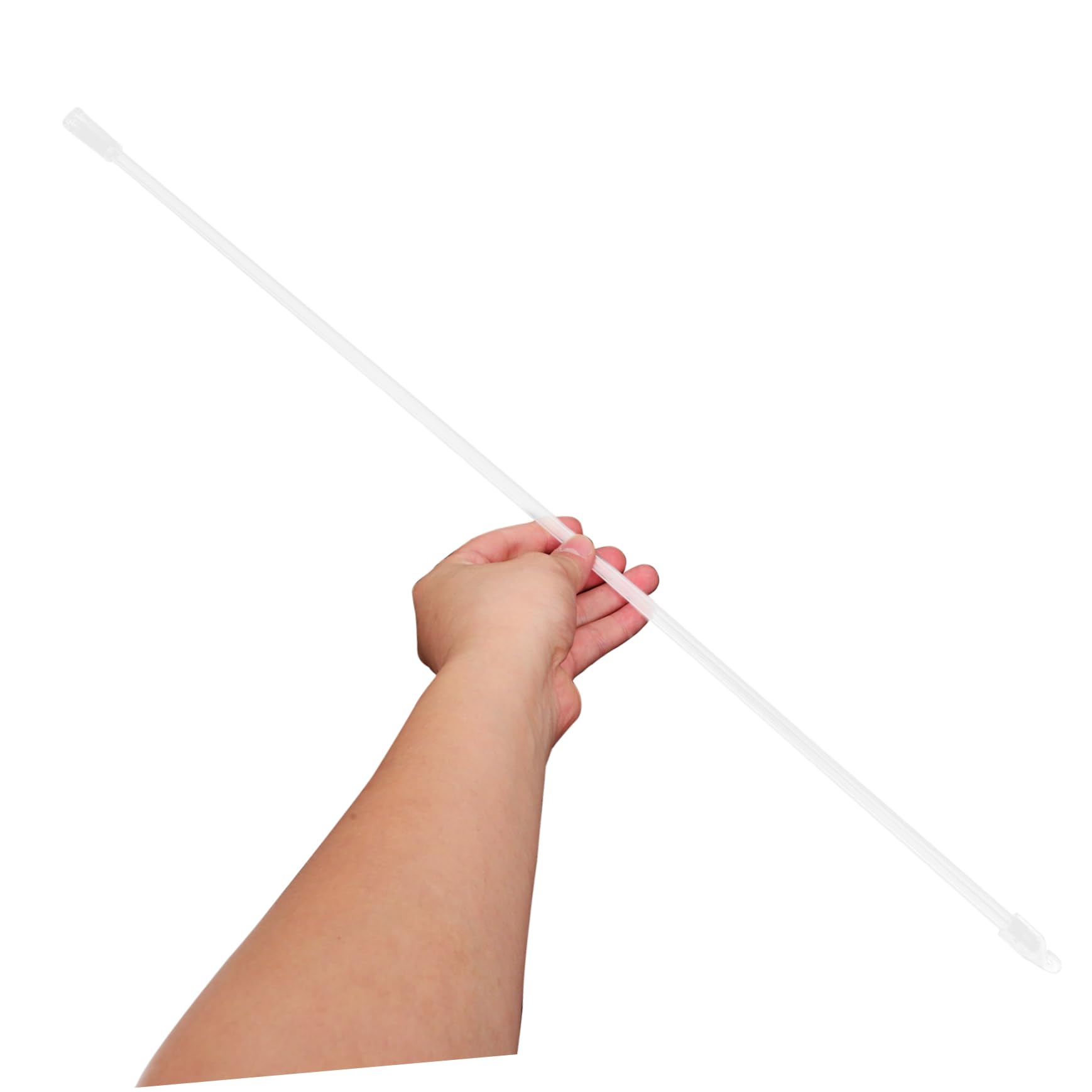 Hemobllo Tringle à Rideau pour Store Vénitien, Tige de Remplacement en PP, Légère et Robuste, Surface Lisse, avec Crochet pour Fenêtre