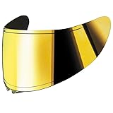 GDM Demon/Ghost Motorcycle Helmet Replacement Shield /Visor (Gold)