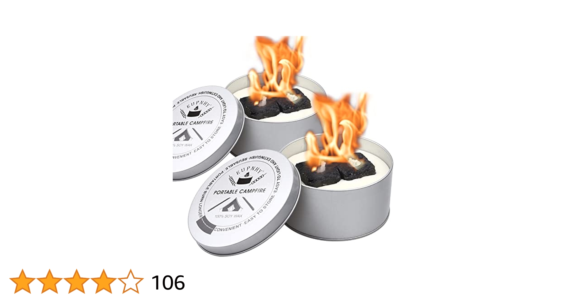 Amazon.com : EUPNHY 2 Pack Portable Campfire | Portable Fire
