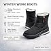 Men’s Waterproof Orthotic Winter Work Boots, Extreme Cold Protection, Non-Slip Durable Sole, All-Day Comfort Insulated Boots (Blue1, Adult, Men, 8, Numeric, US Footwear Size System, Medium)