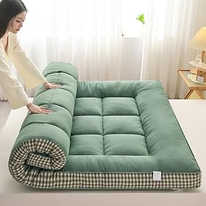 WWBPOIUY Japanische Futon Bodenmatratze Grün