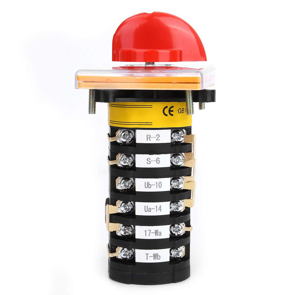 3 Position 2NO Maintained Select Selector Switch Rotary Switch LA38-20X3