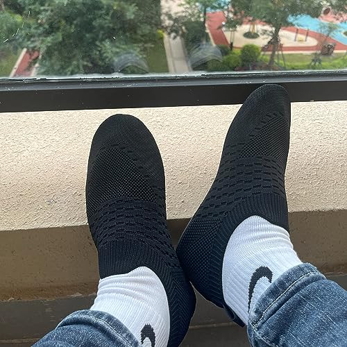 Image of SLEVEL Lightweight Non Slip Travel Indoor Grip House Slipper Socks Unisex Adult Around The House Floor Home Shoes for Women Men