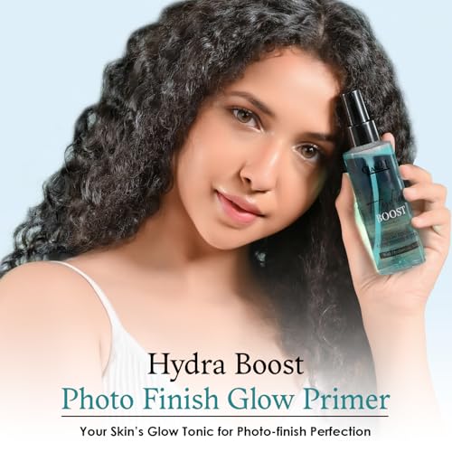 Image of Glam21 Hydra Boost Photo Finish Glow Primer Water | Oil-Control & Lightweight Texture | Hydrating Mist with Hyaluronic Acid | Skin-Prep & Dewy Glow Setting Spray | 100ml