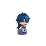 Bahomu Anime Statue, Cute Owlberts Reception Room Series Chibi Figure for Honkai Star Rail, Collectable PVC Figurine for Birthday Gifts (Blade)