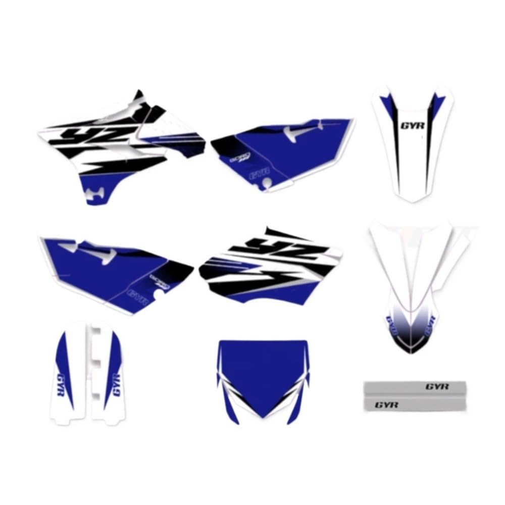 Autocollants Et Décalcomanies pour Motos Kits D'accessoires pour YZ85 YZ 85 2015 2016 2017 2018 2019 2020 2021 YZ-85 Ensemble D'autocollants