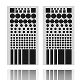 Light Blocking Stickers,Red Light Stickers,Blackout Stickers for Electronics(2 Sheets)