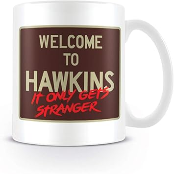 Pyramid International Stranger Things Ceramic Mug with Welcome to Hawkins Logo in Presentation Box - Official Merchandise