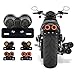 PerfecTech 40W 40-LED Motorcycle Tail Light Integrated Driving&Brake Light Turn Signal Lamp With License Plate Bracket for Harley Honda Yamaha Suzuki Kawasaki (Black)