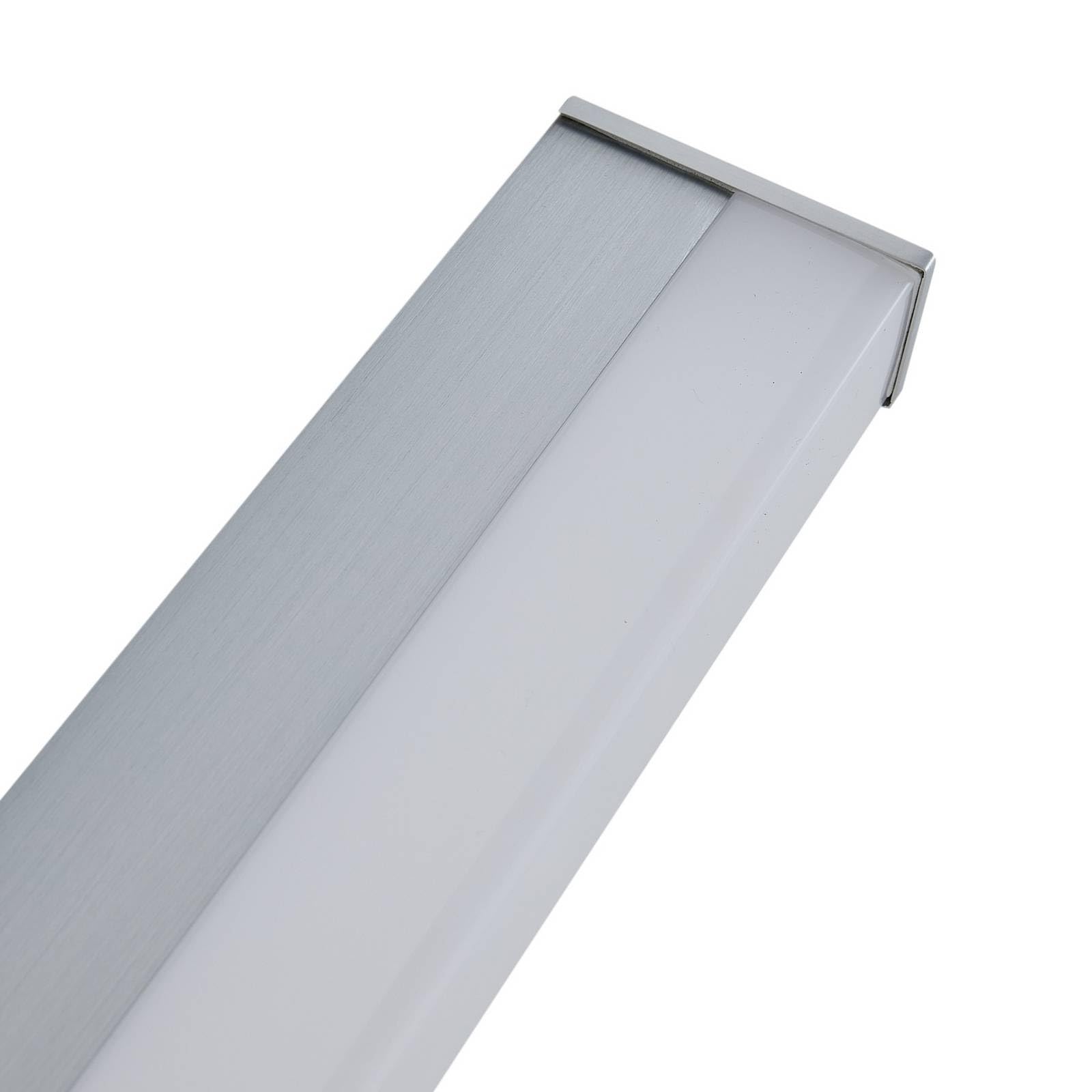 Lindby Lampa ścienna LED, lampa ścienna do łazienki Philippa (odporna na zachlapanie wodą (nowoczesna) aluminium (1 żarówka) - lampa ścienna, lampa nad lustro, oświetlenie łazienki, oświetlenie