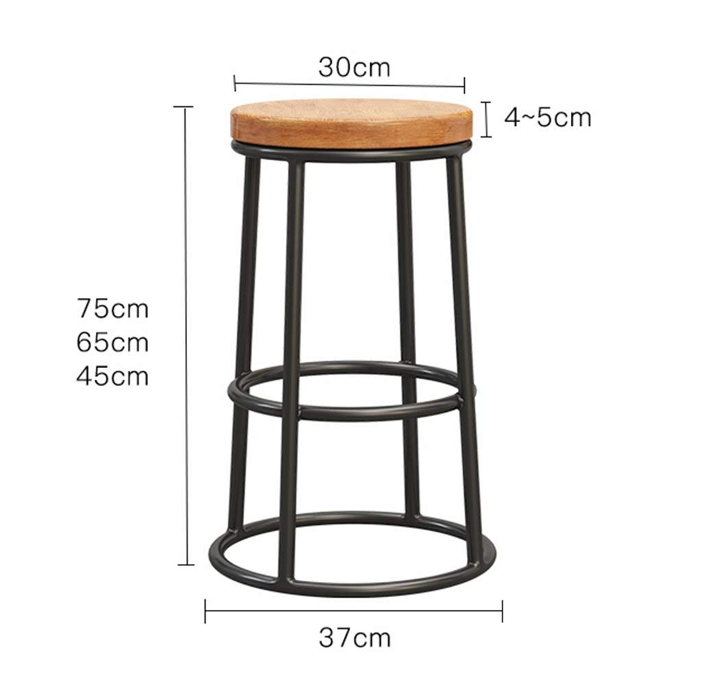 Amazon｜XZGang 無垢材バースツールバースツールレジャーバーチェア