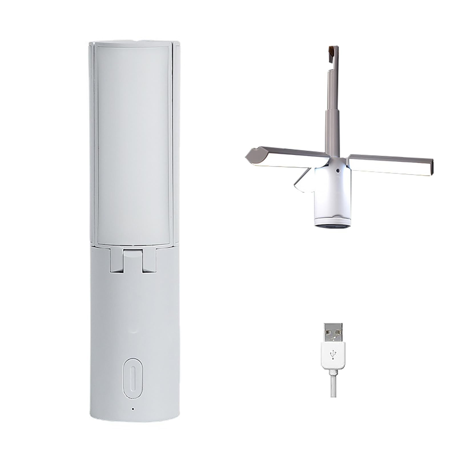 PIWINE Folding LED Camping Light Flashlight, LED Camping Light With 3 Modes, Brightness Infinitely Adjustable 4000mah Usb Rechargeable And Foldable Waterproof Tent Light