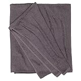 ADAMO Strandtuch XXL 100% Baumwolle - 100x220cm, Grau: 710 - XXL Saunahandtuch - Badetuch in Übergröße - Duschhandtuch, Badehandtuch & Saunatuch