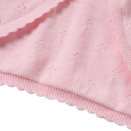 Image of Girls Long Sleeve Cardigan Kids Button Closure Knitted Bolero Shrug Girls Sweaters Tops