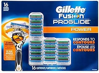 Gillette, Fusion Proglide Power Cartridges 16ct 5 Blades with Gillette's Most Advanced Coating