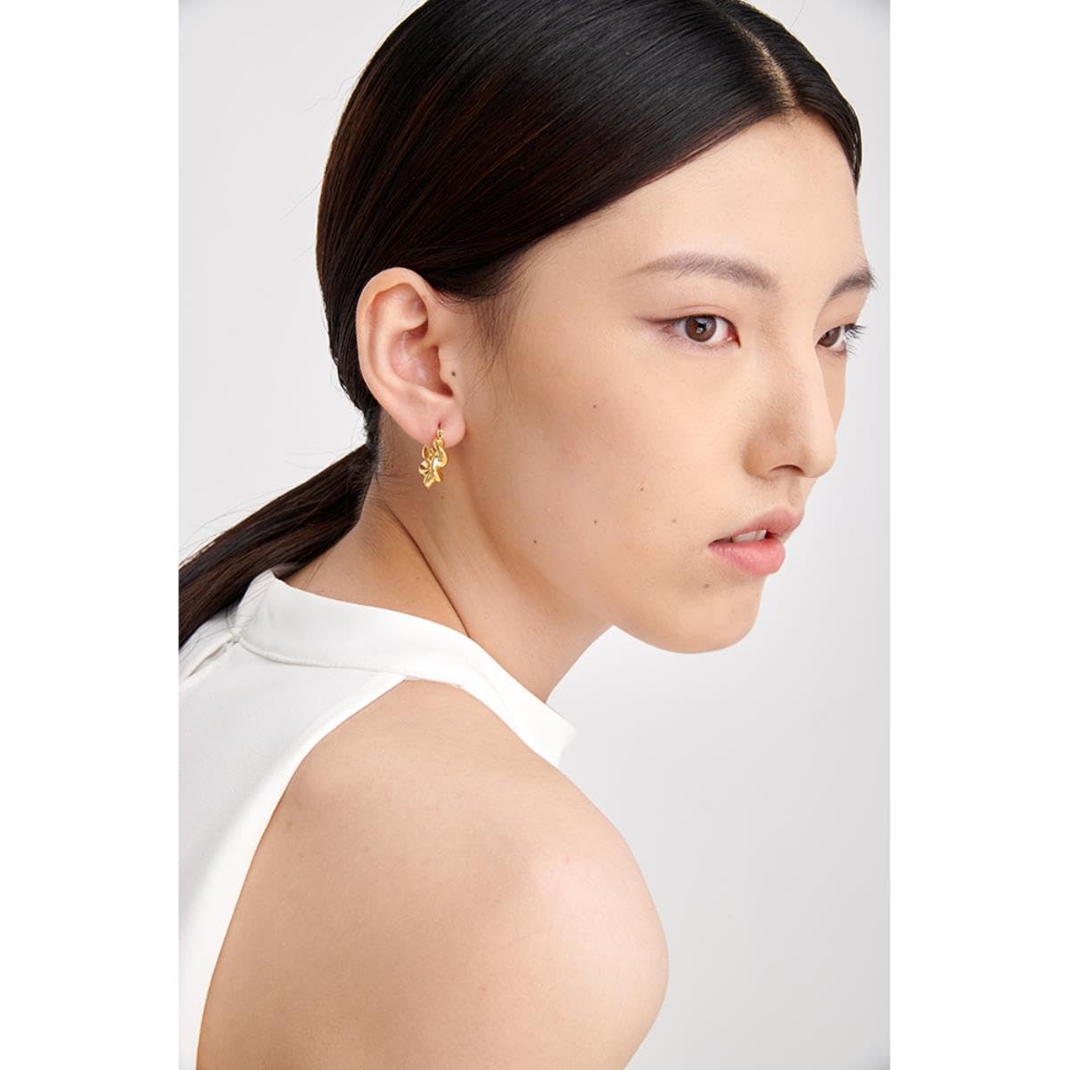 Créoles Torsadées Plaqué Or 18K - Anneaux Boucles D'oreille Neuves - Livraison 48h