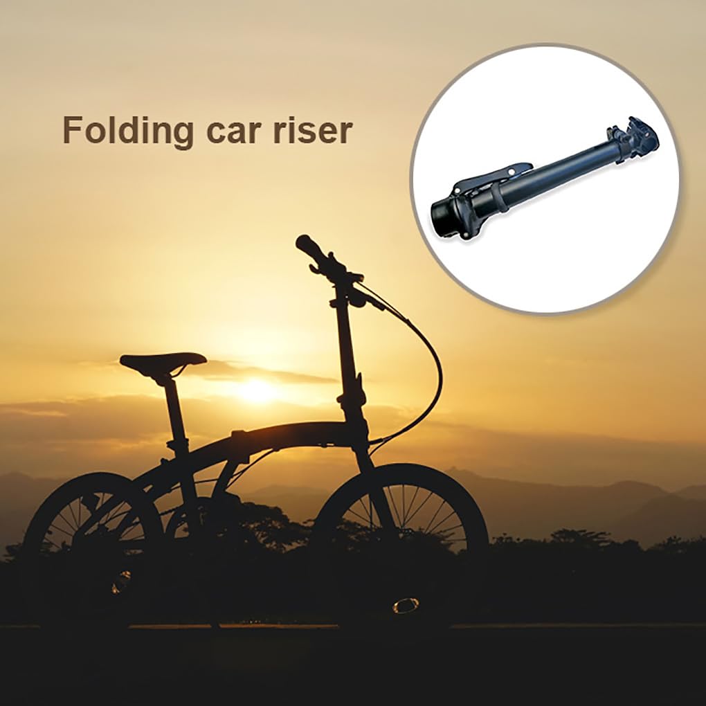 Vástago de bicicleta plegable de aleación de aluminio ajustable para horquilla delantera, tubo de cabeza para modificar al aire libre, accesorios de repuesto para manubrio