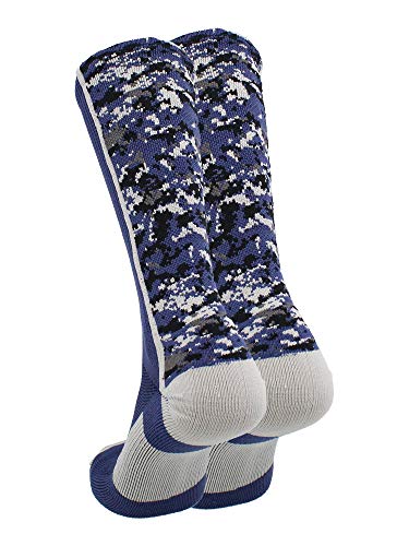 Image of TCK Athletic Crew Socks Digital Camo Football Basketball Lacrosse