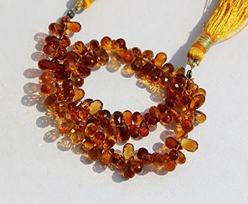 Quartz bière perles briolettes LKBEADS pour fabriquer un cadeau d'anniversaire fait main