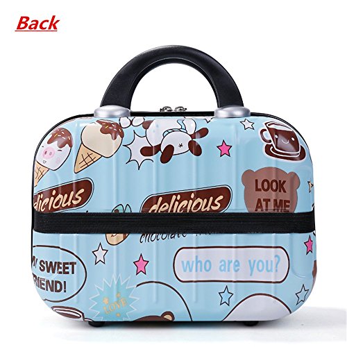 Graffiti Typ ABS Polychrome Mini Travel Luggage for Princess Girls Or Women Lady4