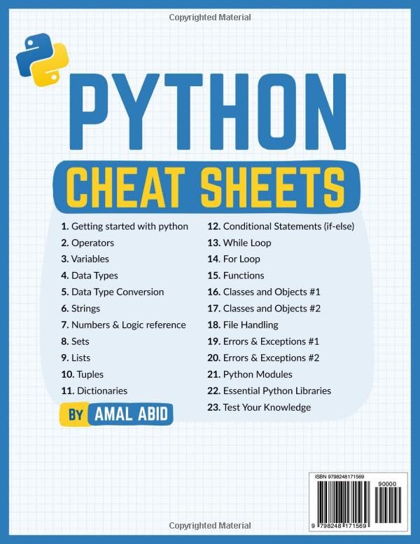 Image of Python Cheat Sheets: A Quick Visual Guide to Learn Python Programming