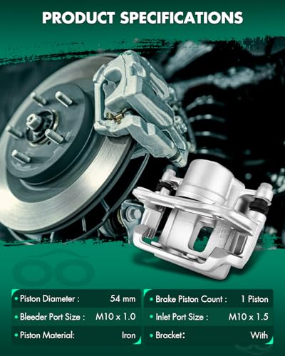Image of SCITOO Front Left+Right Brake Calipers With Bracket 18B4881 18B4880 Compatible For Chevrolet Cobalt 2005-2010 For Pontiac G5 2007-2009 For Pontiac Pursuit 2005-2006