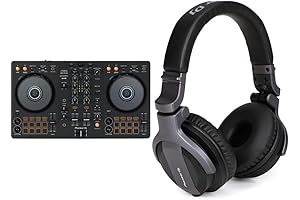 Pioneer DJ DDJ-FLX4 DJ Controller and Headphones Combo