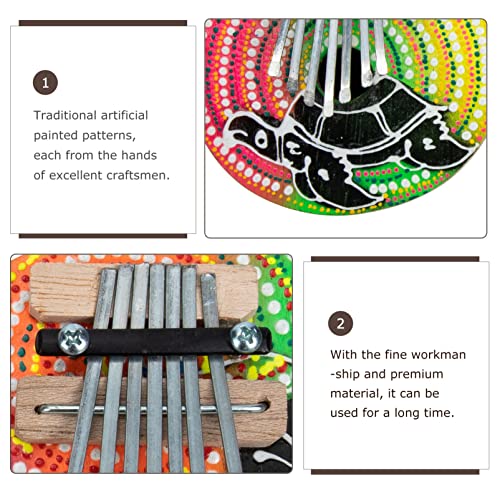 BIENKA Coquille Doigt Pouce Piano Peint À La Main Kalimba Réglable Doigt Pouce Piano Instrument De Musique for Débutants… - Les Beatles, Paul McCartney, John Lennon, RIngo Starr, George Harrison BIENKA Coquille Doigt Pouce Piano Peint À La Main Kalimba Réglable Doigt Pouce Piano Instrument De Musique for Débutants… – Image 8