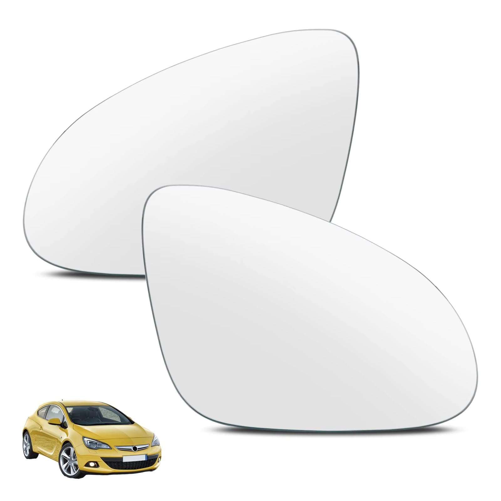 Universelles Spiegelglas Kompatibel Mit Opel Für Astra J 2009 2010 2011 2012 2013 2014 2015 2016. Seitenrückspiegelglas Mit Konvexer Oberfläche