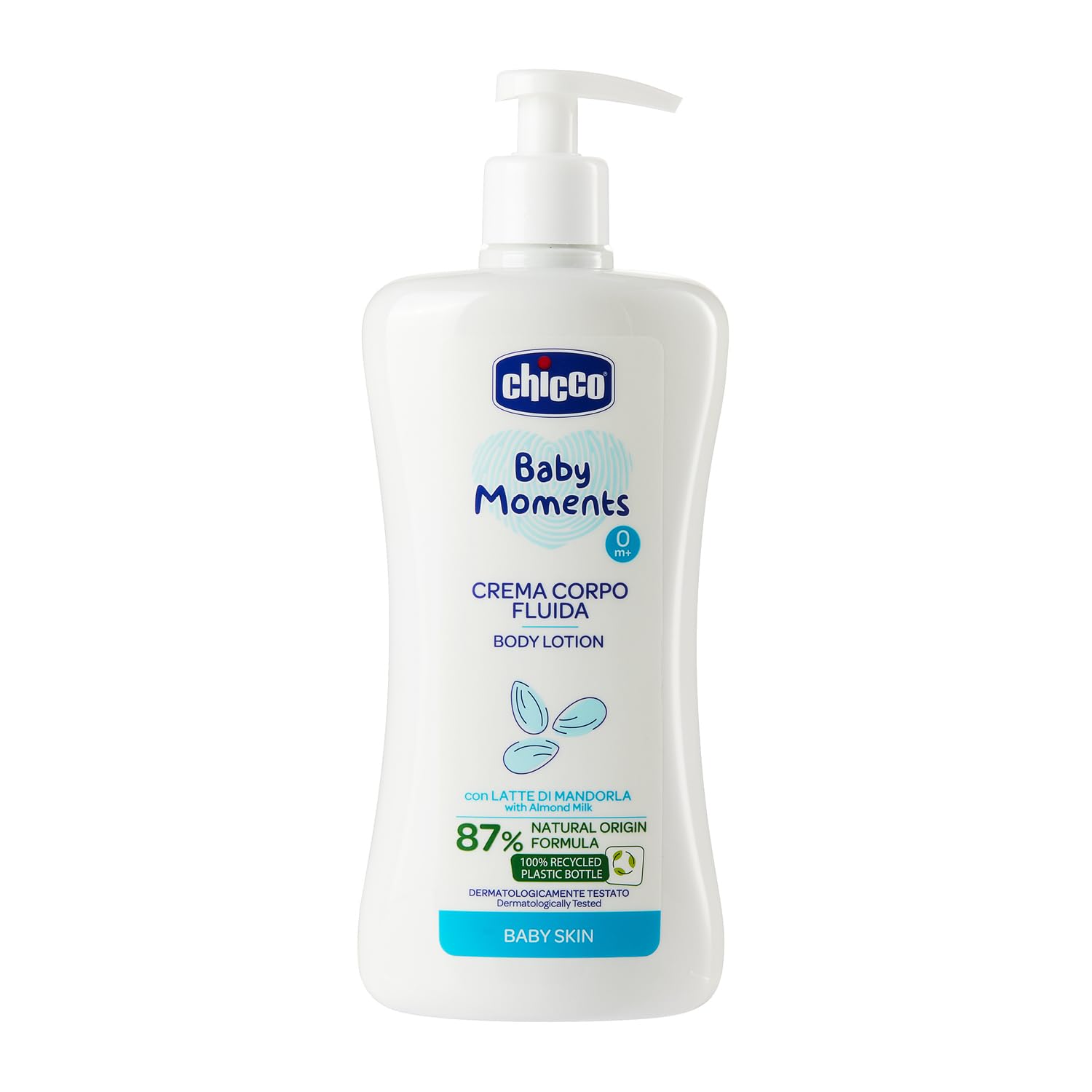 Chicco Baby Moments Crema Corpo Fluida Latte di Mandorla 500 ml
