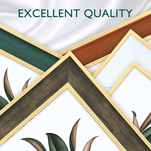 Xuanluo 4X6 Inch Picture Frames Set Of 4 Modern Style Frame With High Definition Tempered Glass Colorful Decotative Photo Frames For Wall Mount And Tabletop Display Family Wedding Gift #TOP4
