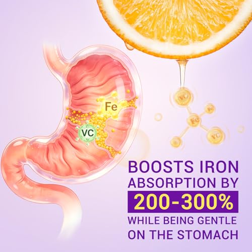 Image of Heivy Ferrous Sulfate 325mg with Vitamin C 100mg, 240 Vegan Tablets
