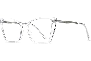 Trendy Clear Cat Eye Eyeglasses for Women