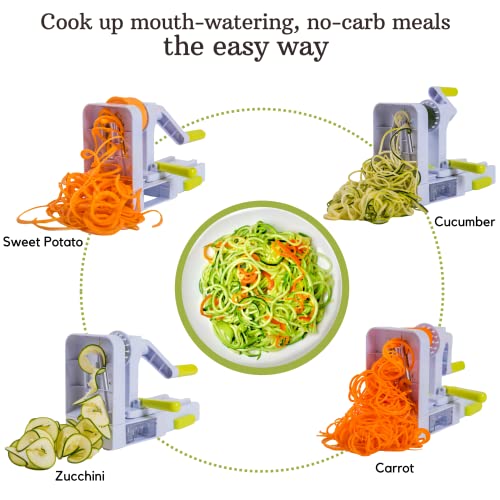 Brieftons-QuickFold-5-Blade-Spiralizer-Versatile-Compact-Foldable-Vegetable-Spiral-Slicer-Best-Veggie-Pasta-Spaghetti-Maker-for-Low-CarbPaleoGluten-Free-with-Brush-4-Recipe-Ebooks