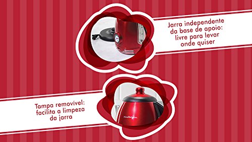 Chaleira Elétrica Polishop - Retrô Nostalgia - 1,7 Ltrs | 127V