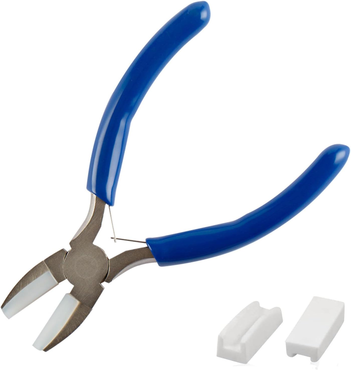 Nylon Pliers with Replacement Heads Wire Loop Pliers Essential Tool Steel Texture Jewelry Pliers Gift