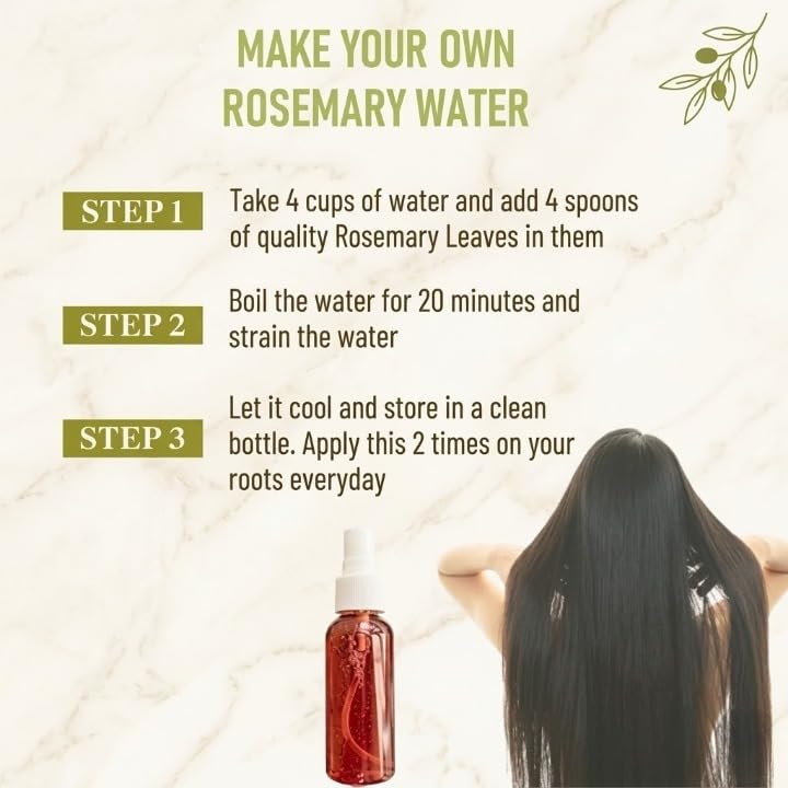 Rosemary Leaves For Hair Growth, Natural, Pure & Aromatic Herb For Cooking, Tea & Skincare,RoseMarry Herb - 100gm.