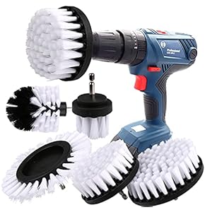 Borstelopzetstuk,5 Stuks Boor Borstel Opzetstuk Set,Power Scrubber Borstel voor Reiniging,Reinigingsborstels voor de boormachine voor Velgen, Badkuip, Tegels, Keuken, Auto, Bank Hoeken en Grill